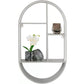 Wandregal Feira 35 x 15 x 60 cm, Grau - MEGART