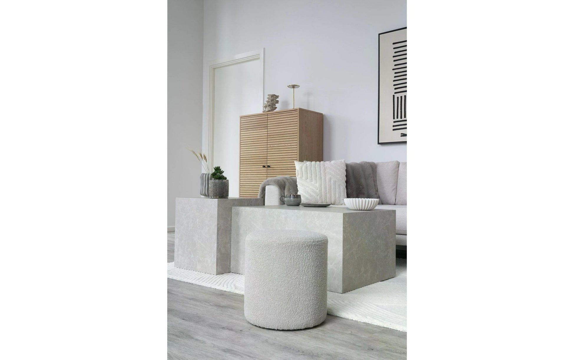 Pouf Ejby Beige - MEGART