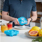 Eiswürfelform Kugel 2 Stück, Blau - MEGART