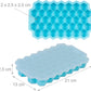 Eiswürfelform 3 Stück, Hellblau/Weiss - MEGART