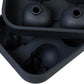 Eiswürfelform Totenkopf 2 Stück, Schwarz - MEGART