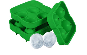 Eiswürfelform Kugel 2 Stück, Grün - MEGART