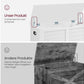 Sitztruhe im Landhausstil 100 x 40 x 46 cm, Weiss matt - MEGART