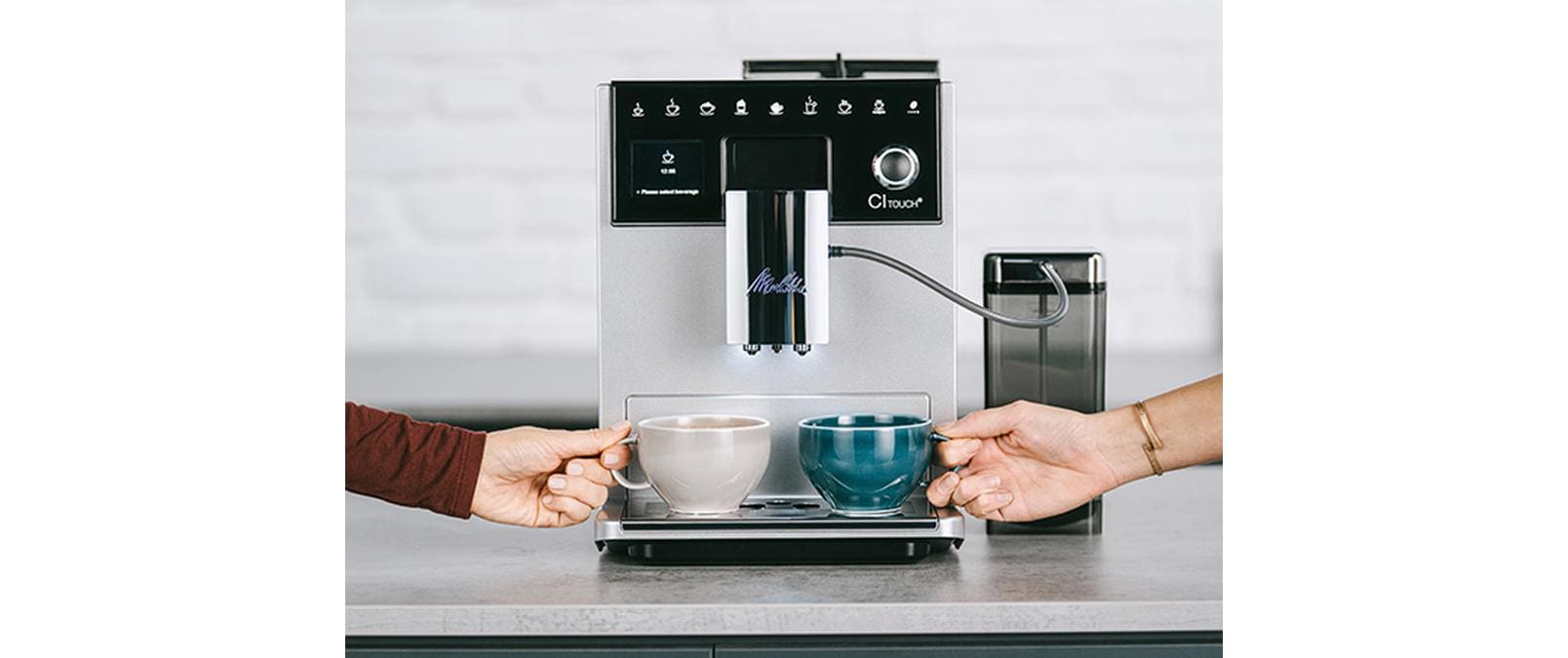 Kaffeevollautomat CI Touch Silber - MEGART