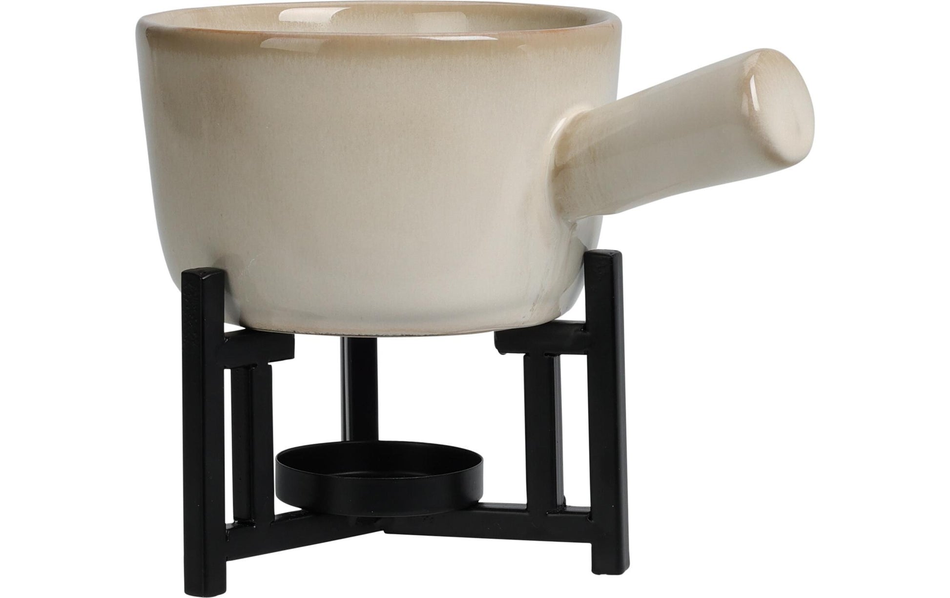 Käsefondue - Set 4 Teile, Beige - MEGART
