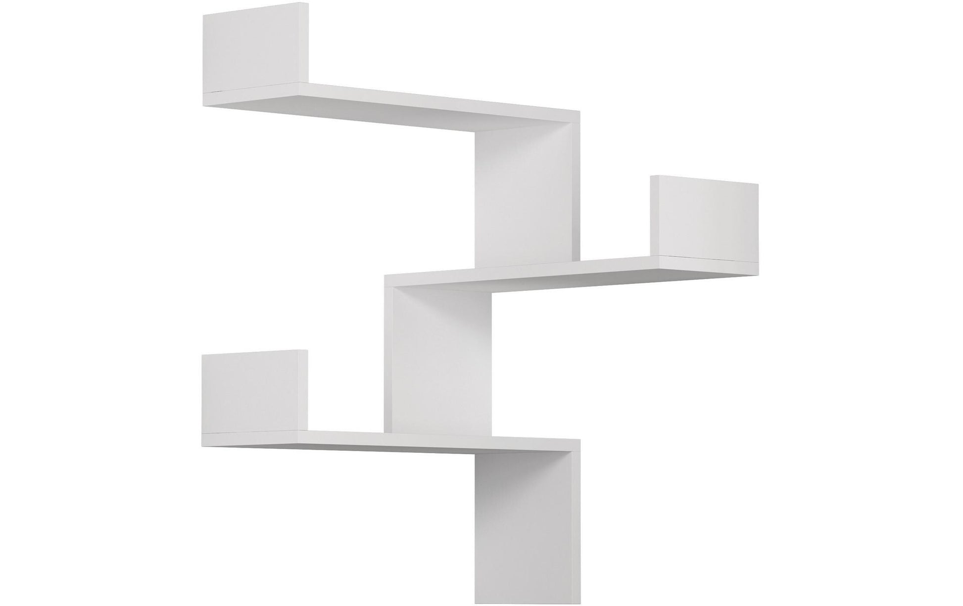 Wandregal Luksa 60 x 60 x 90 cm, Weiss - MEGART