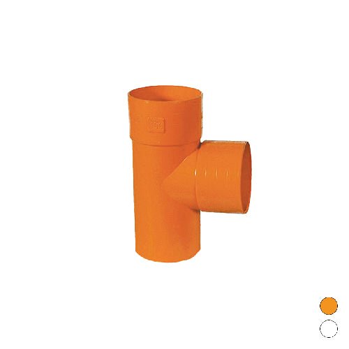 Abzweigung 87° IN PVC Orange - MEGART