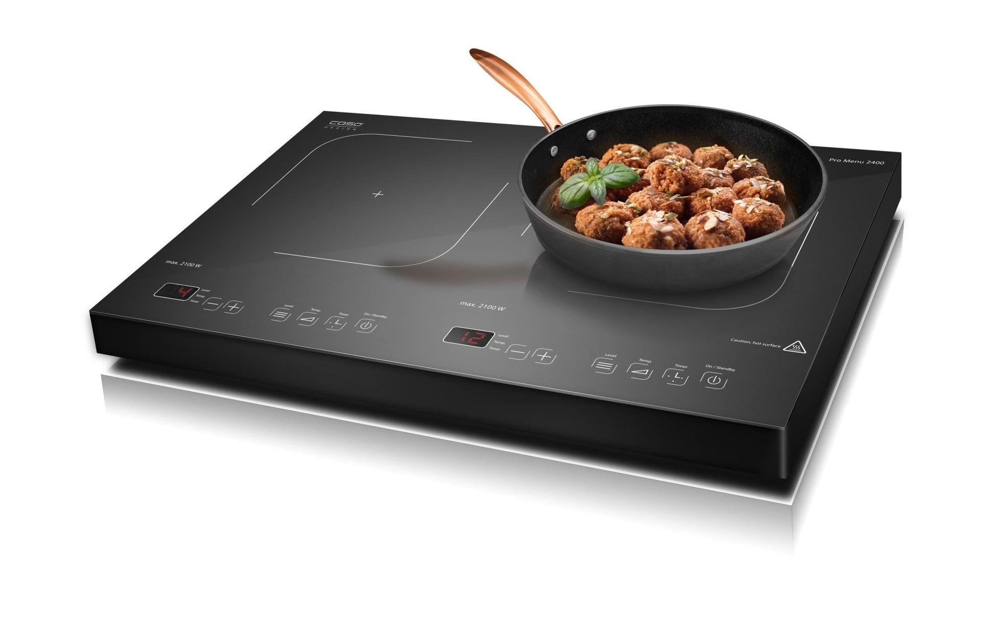Doppel - Induktionskochplatte Pro Menu 2400 2400 W - MEGART