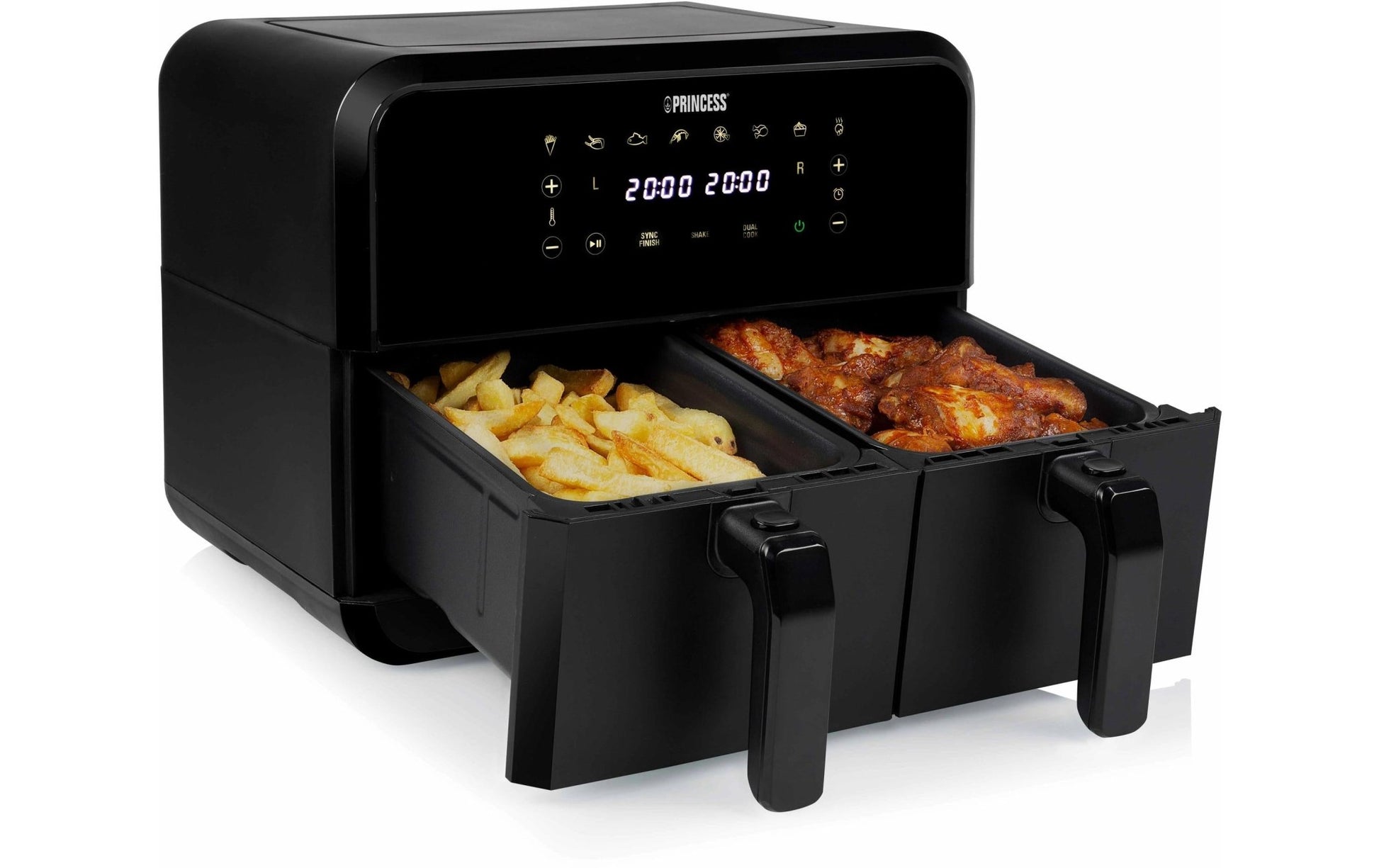 Heissluft - Fritteuse 182068 Double Basket Airfryer 8 l - MEGART