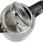 Wasserkocher WK - 1344 1.7 l, Schwarz/Silber - MEGART