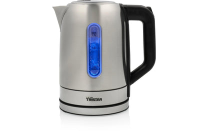 Wasserkocher WK - 1344 1.7 l, Schwarz/Silber - MEGART