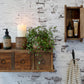 Wandschrank Grimaud aus Backsteinform Nature - MEGART