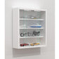 Vitrine Agisa S 37 x 40 cm, Weiss - MEGART