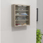 Vitrine Agisa S 37 x 40 cm, Eiche - MEGART