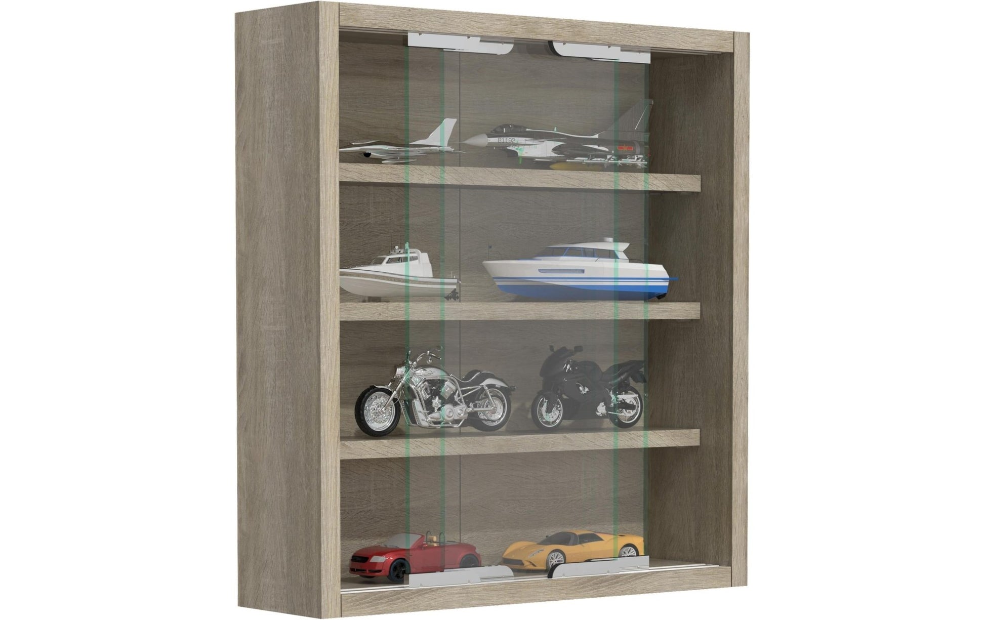 Vitrine Agisa S 37 x 40 cm, Eiche - MEGART
