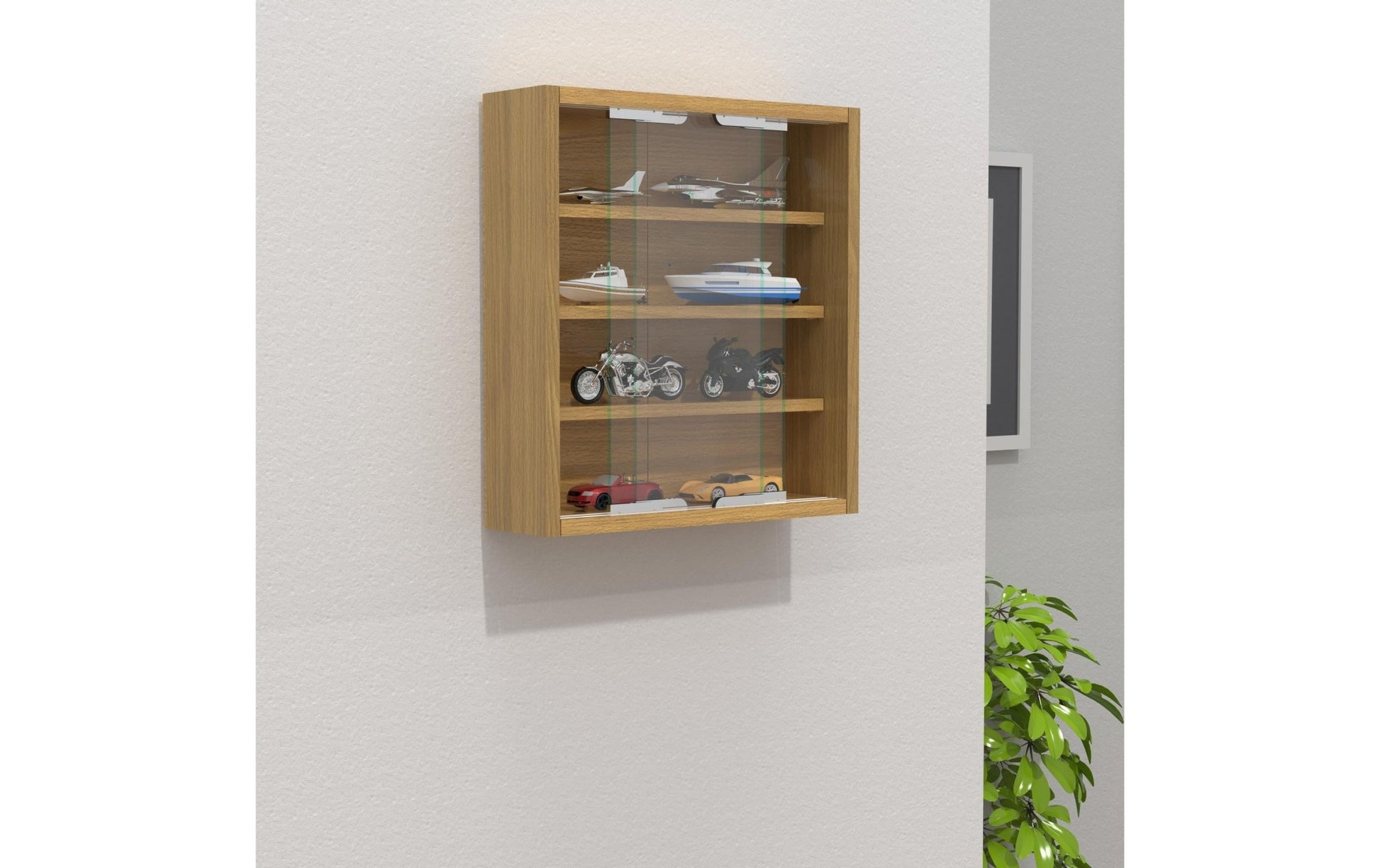 Vitrine Agisa S 37 x 40 cm, Buche - MEGART