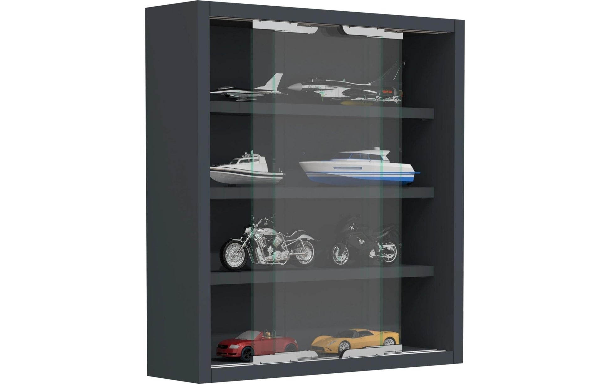 Vitrine Agisa S 37 x 40 cm, Anthrazit - MEGART