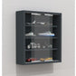 Vitrine Agisa S 37 x 40 cm, Anthrazit - MEGART