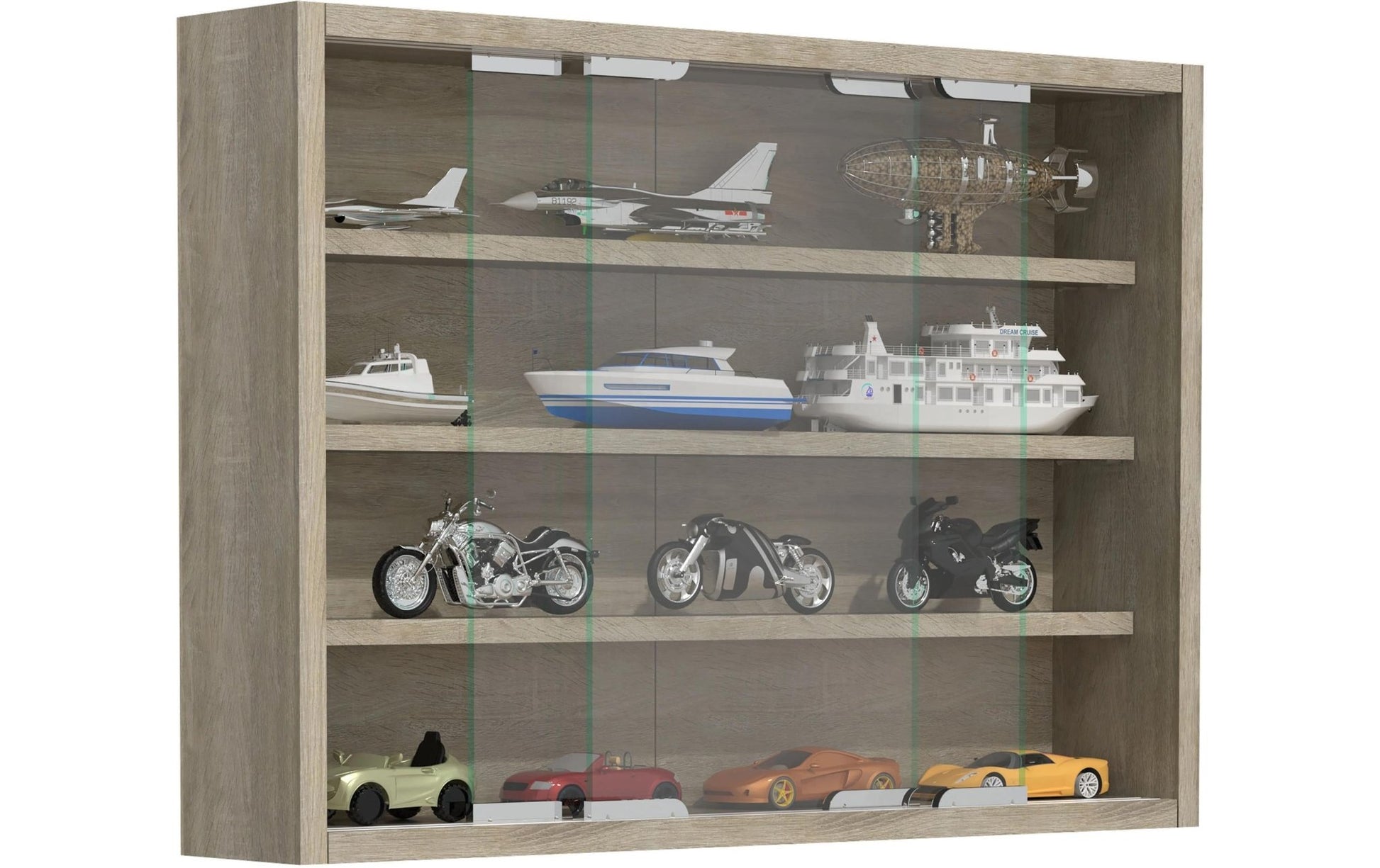 Vitrine Agisa M 57 x 40 cm, Eiche - MEGART