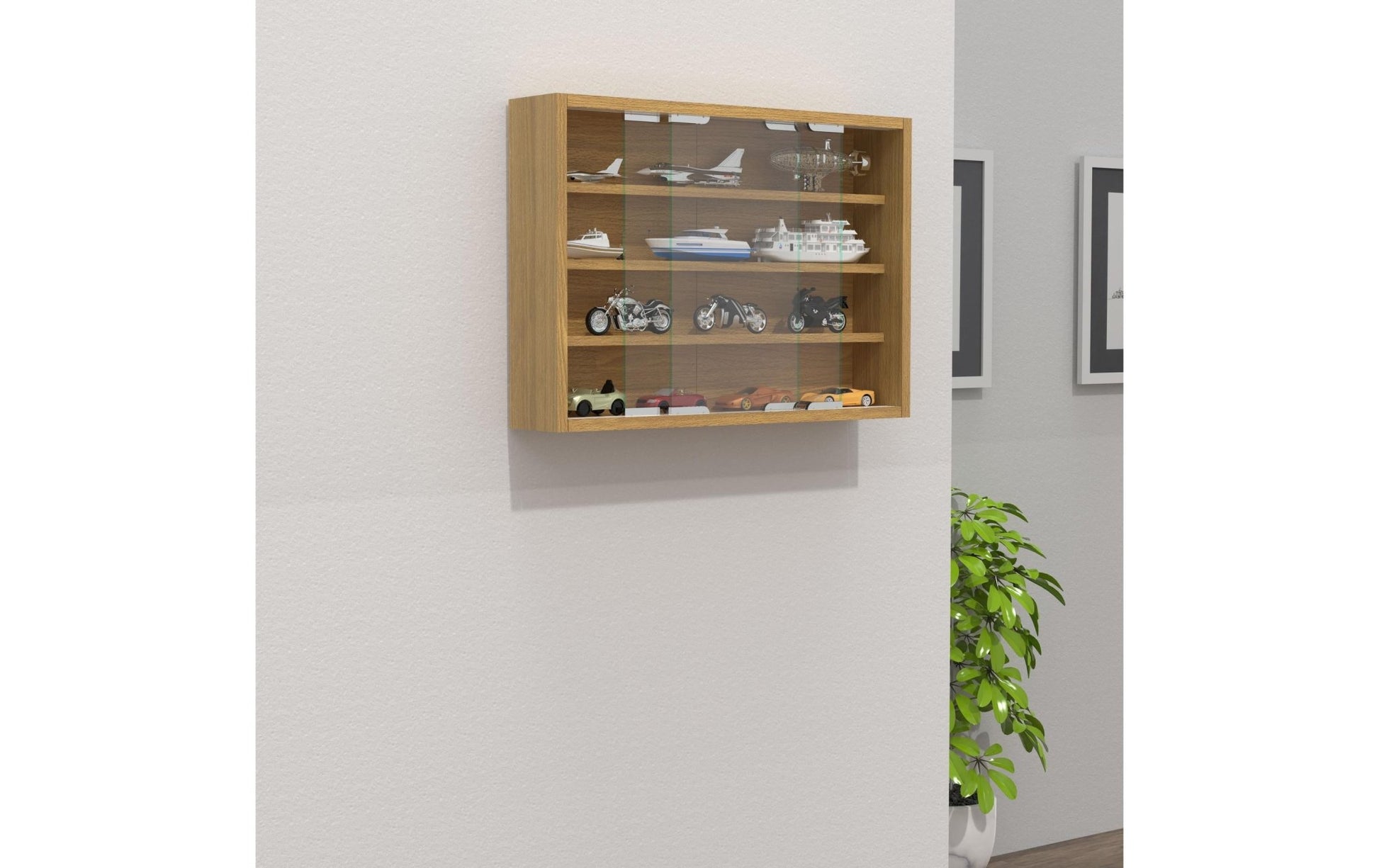 Vitrine Agisa M 57 x 40 cm, Buche - MEGART