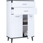 Kommode Lindas 60 x 97 cm, Weiss/Anthrazit - MEGART