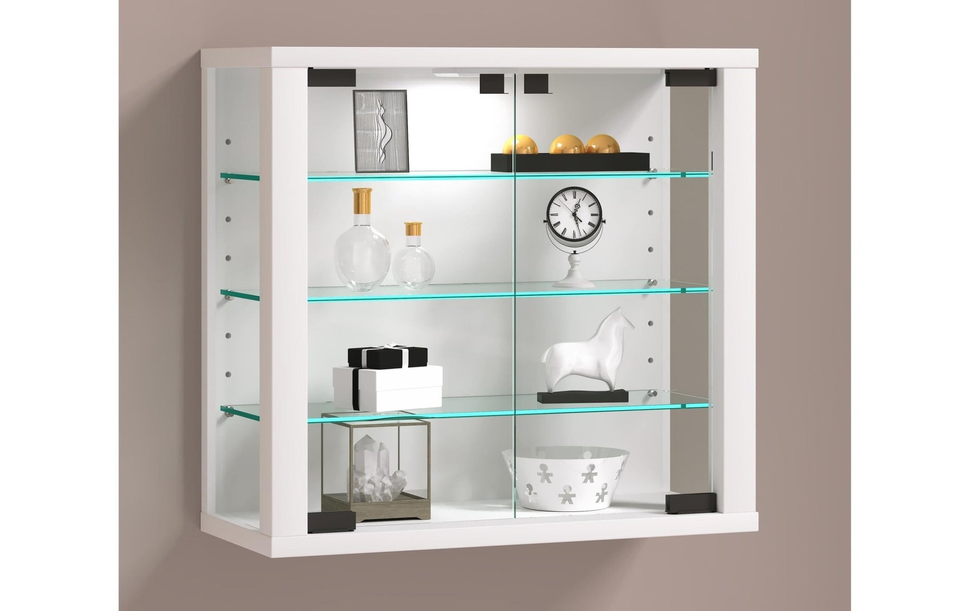 Vitrine Vitrosa S 42.6 x 39.9 cm, Weiss - MEGART