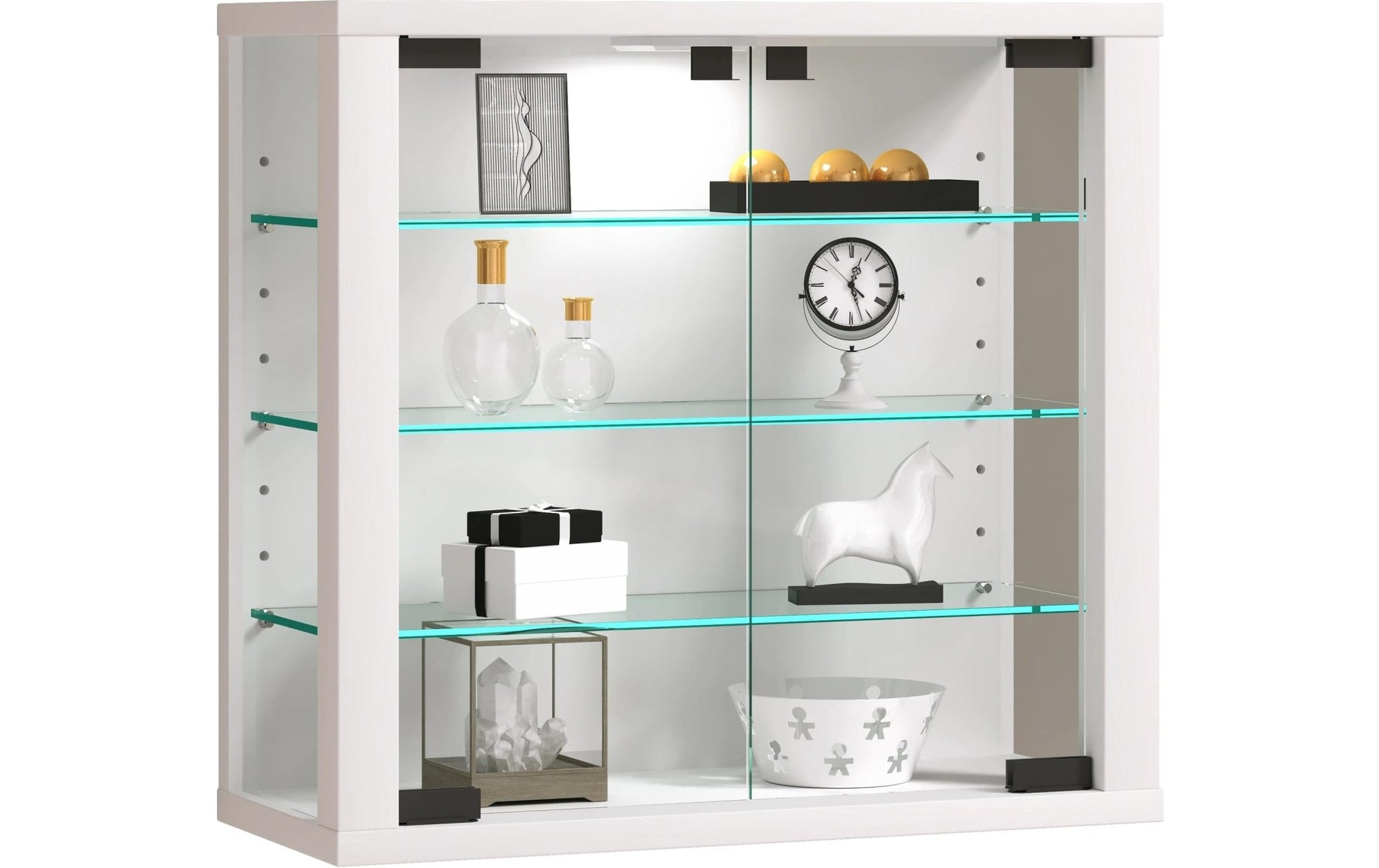 Vitrine Vitrosa S 42.6 x 39.9 cm, Weiss - MEGART