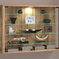 Vitrine Vitrosa L 82.6 x 59.9 cm, Honig - Eiche - MEGART