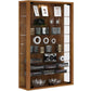 Vitrine Vitrosa Mini 59 x 91.3 cm, Kern - Nussbaum - MEGART