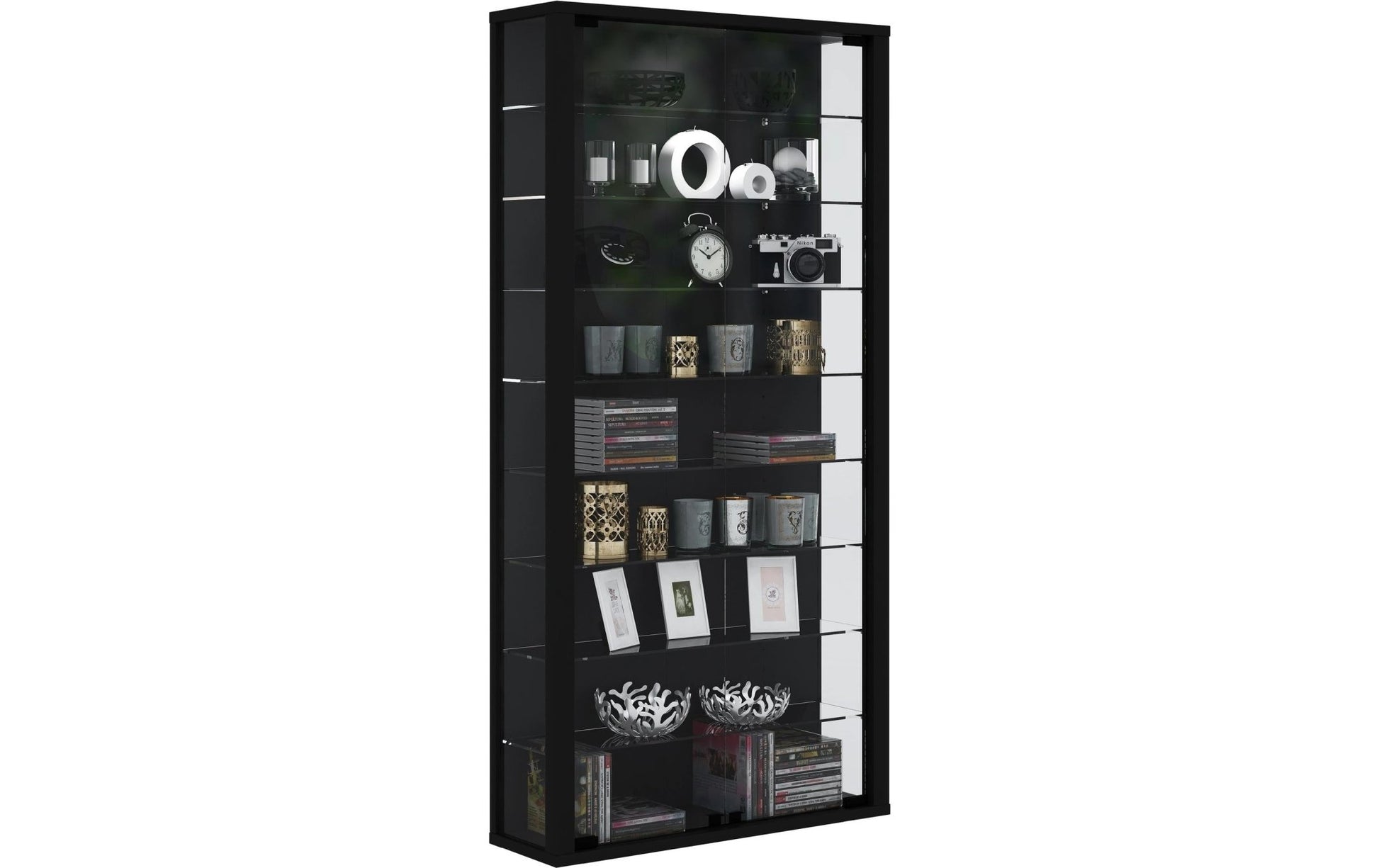 Vitrine Vitrosa Maxi 59 x 114.3 cm, Schwarz - MEGART