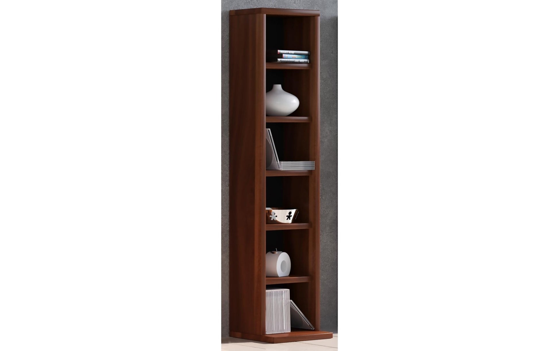 Regal Elementa 21 x 91.8 cm, Kern - Nussbaum - MEGART