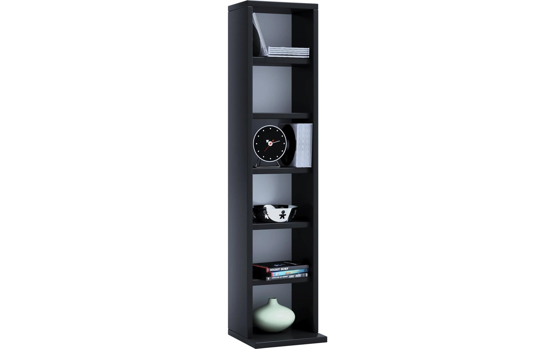 Regal Elementa 21 x 91.8 cm, Schwarz - MEGART