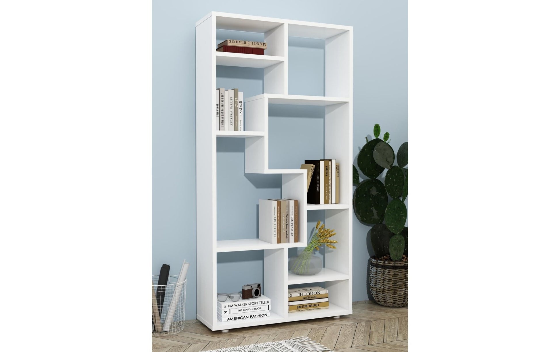 Regal Lanisa M 58 x 116 cm, Weiss - MEGART