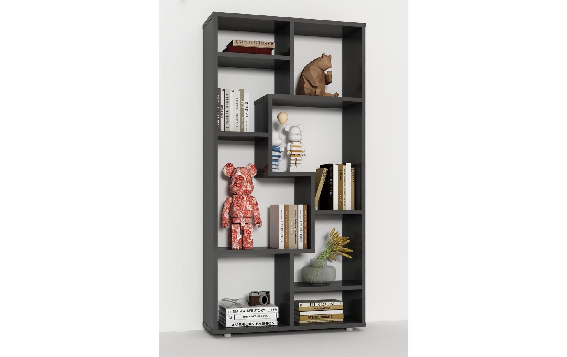 Regal Lanisa M 58 x 116 cm, Anthrazit - MEGART