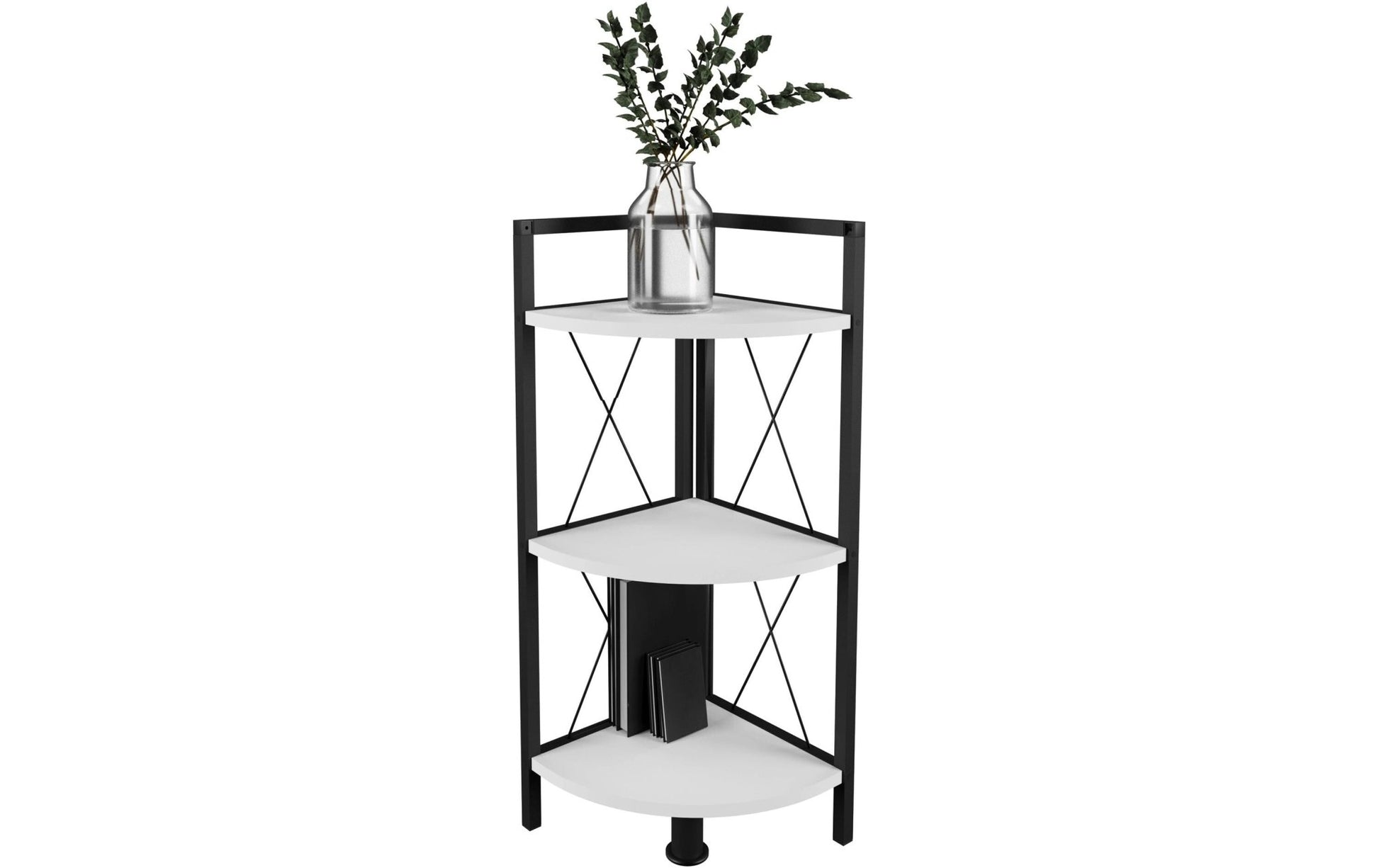 Regal Insasi 3 34 x 87 cm, Weiss - MEGART