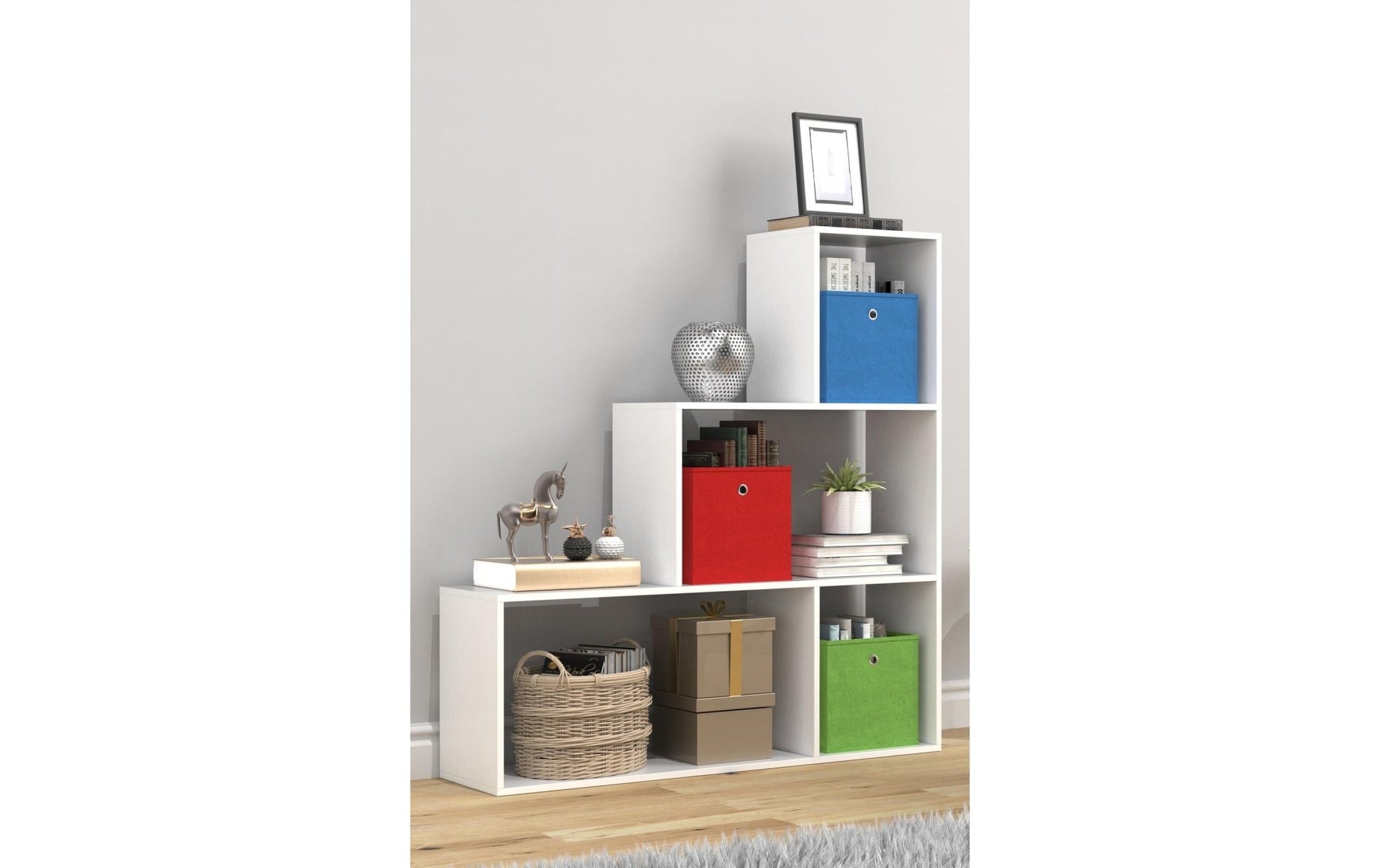 Regal Dubila M 117 x 123 cm, Weiss - MEGART