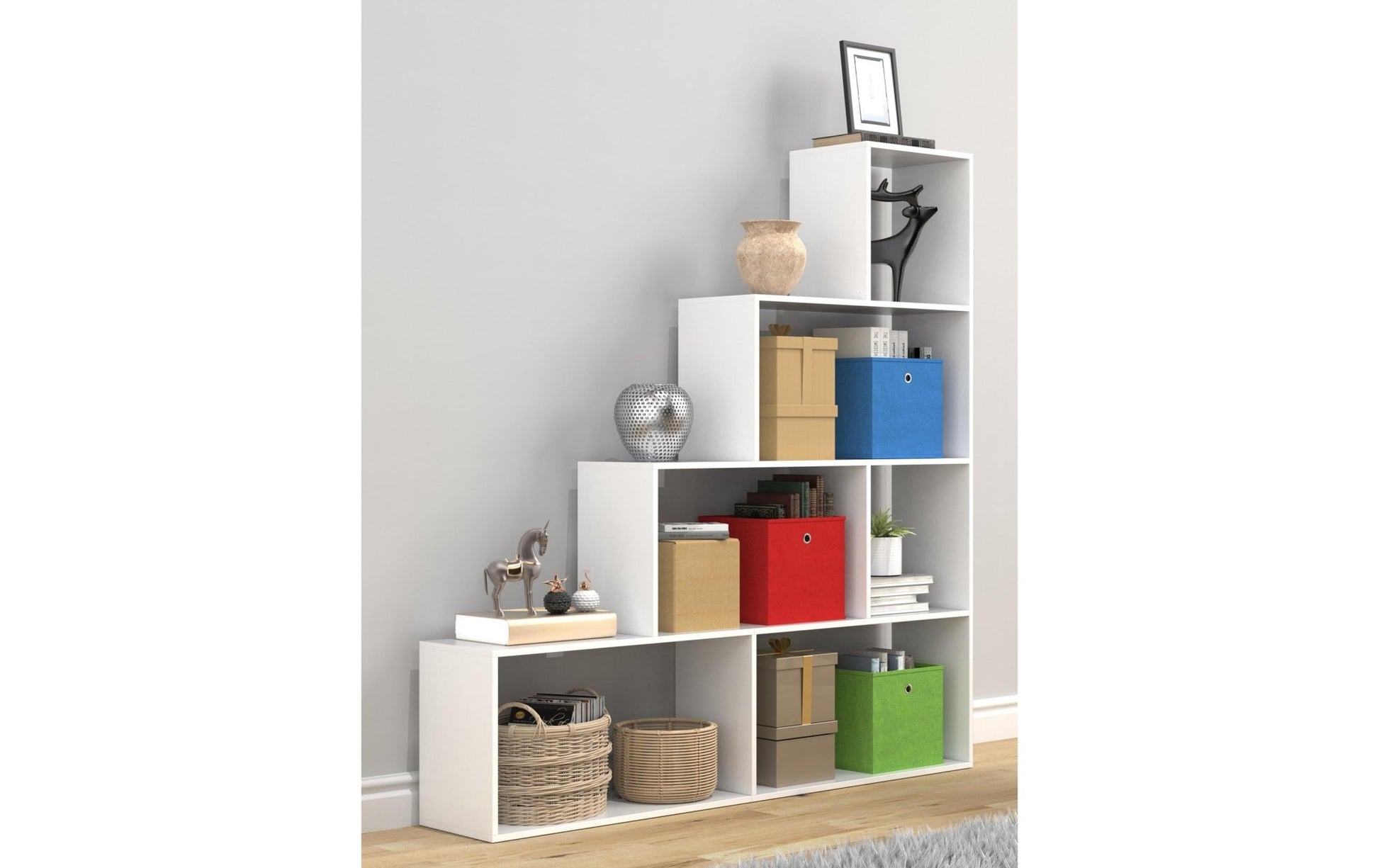 Regal Dubila L 155 x 163 cm, Weiss - MEGART