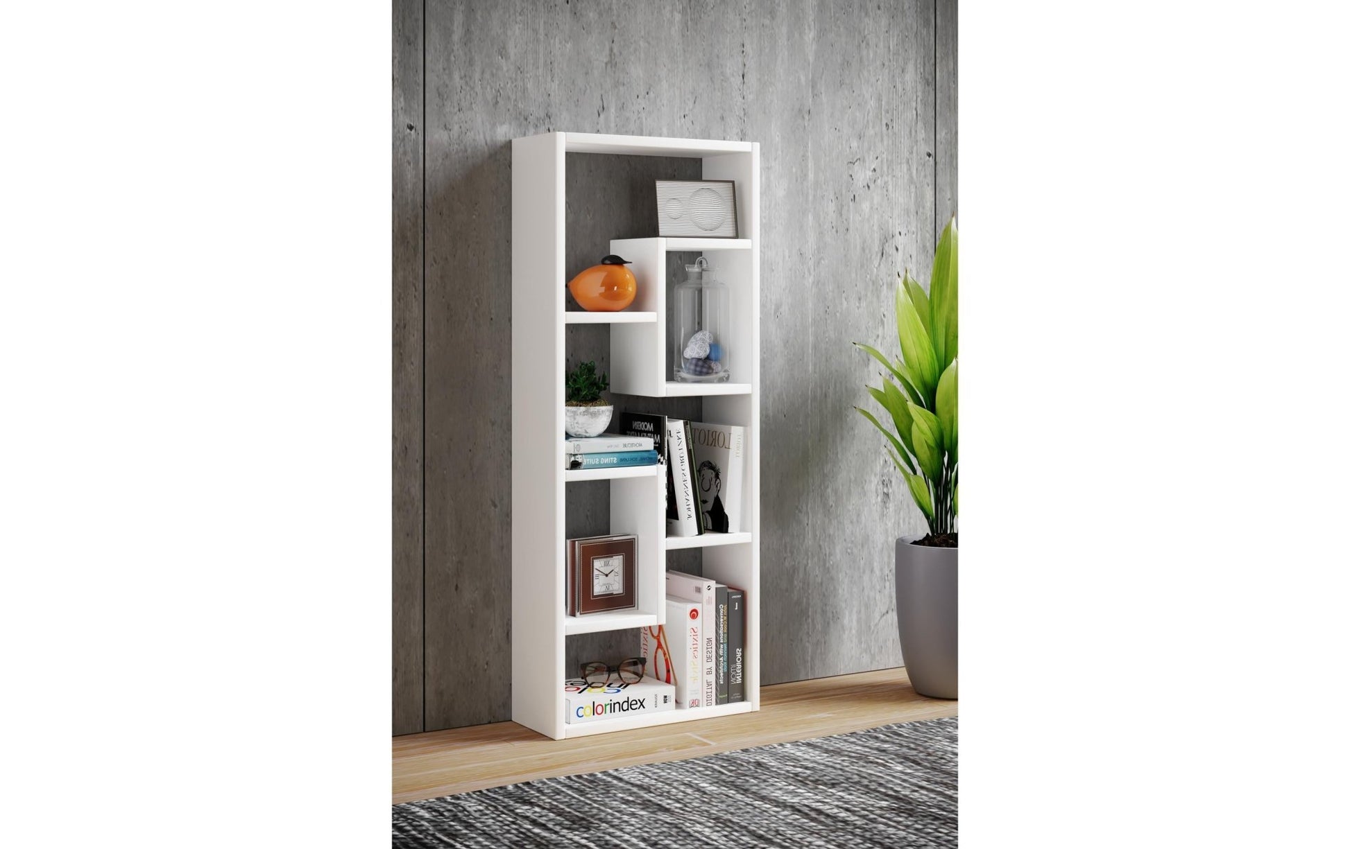 Regal Vilo 36 x 92.4 cm, Weiss - MEGART