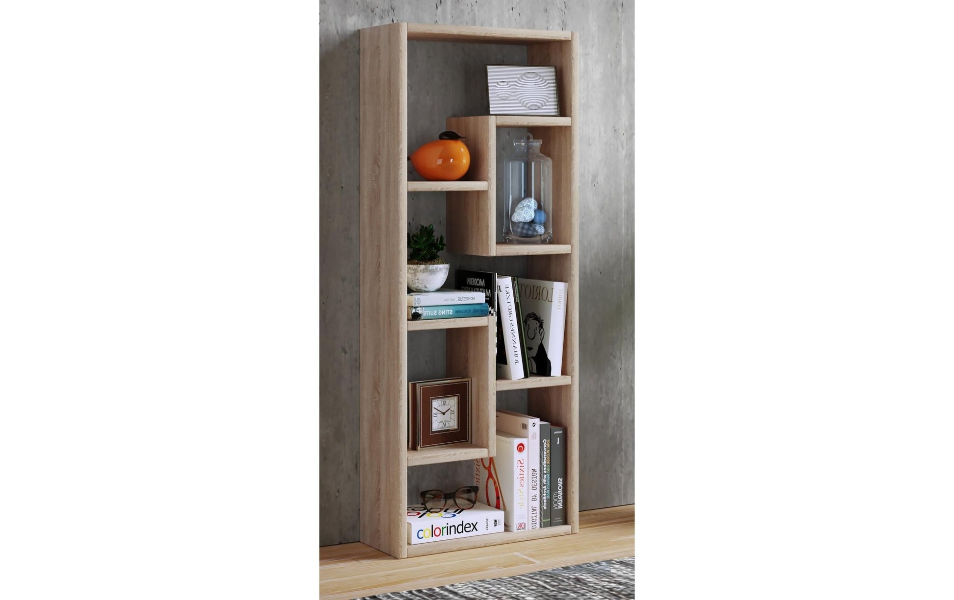 Regal Vilo 36 x 92.4 cm, Honig - Eiche - MEGART