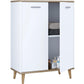 Cassettiera Landos 60 x 81,4 cm, rovere bianco/miele
