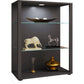 Vitrine Glasol L 70 x 90 cm, Anthrazit - MEGART
