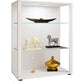 Vitrine Glasol L 70 x 90 cm, Weiss - MEGART