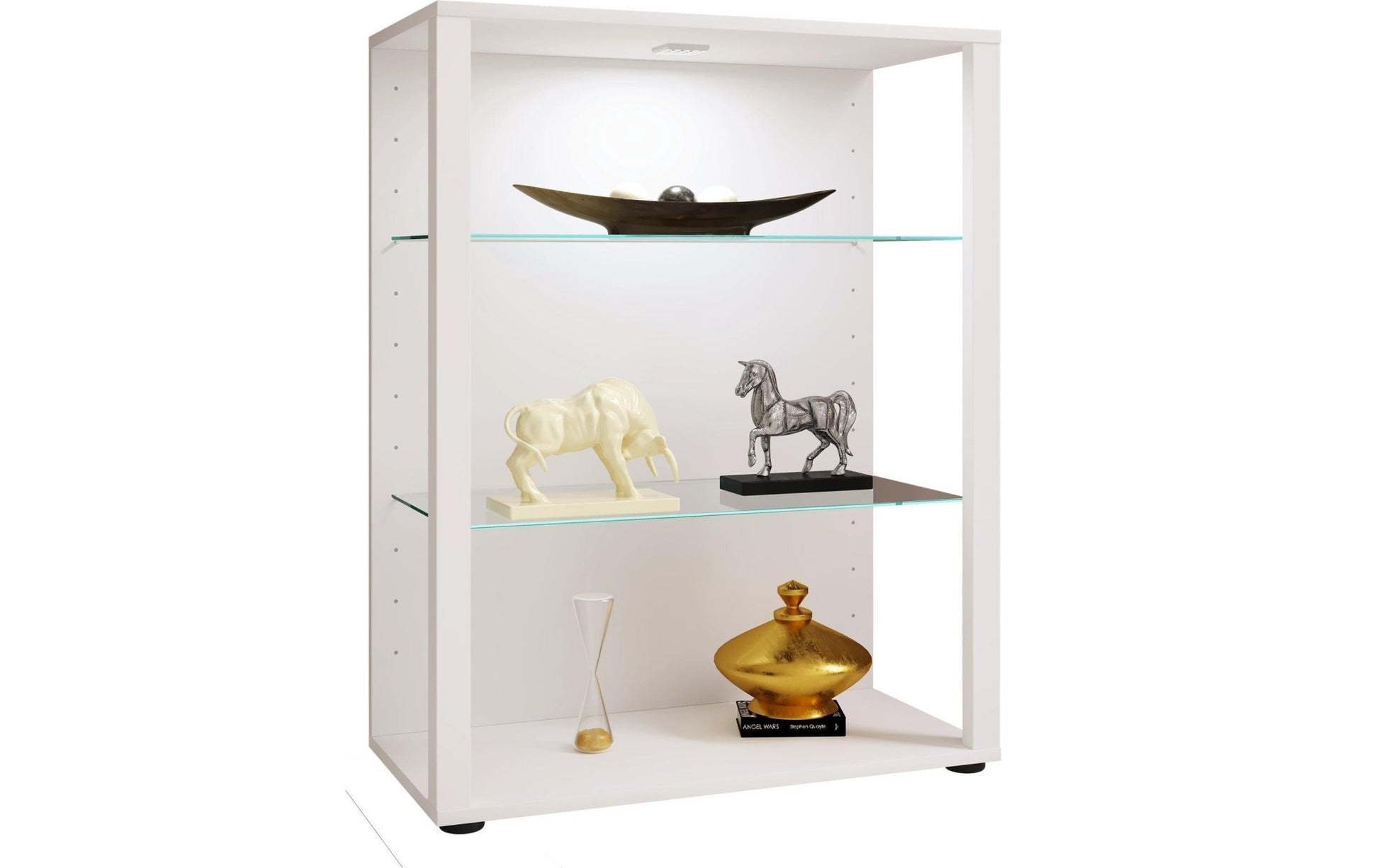 Vitrine Glasol L 70 x 90 cm, Weiss - MEGART