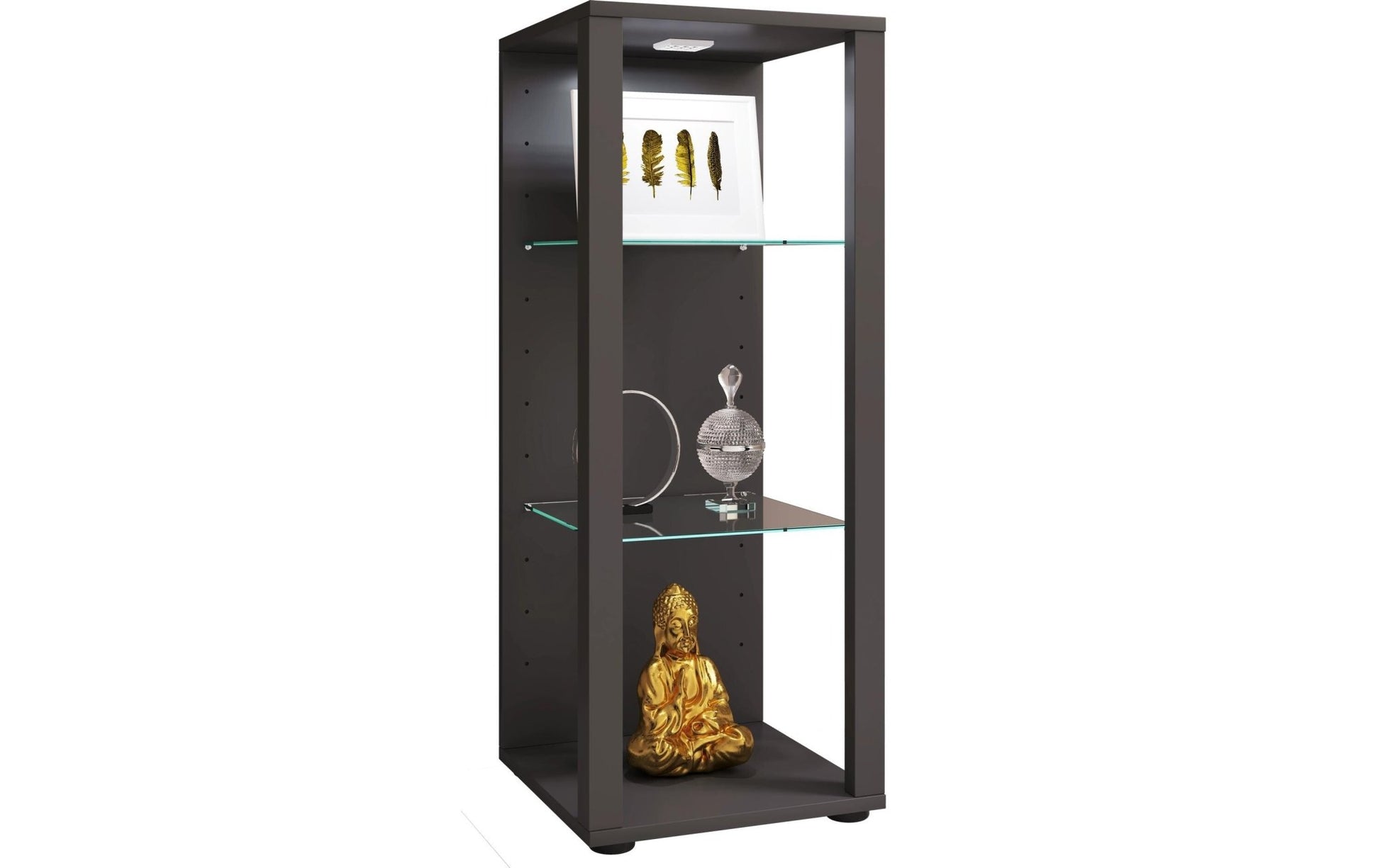 Vitrine Glasol M 35 x 90 cm, Anthrazit - MEGART