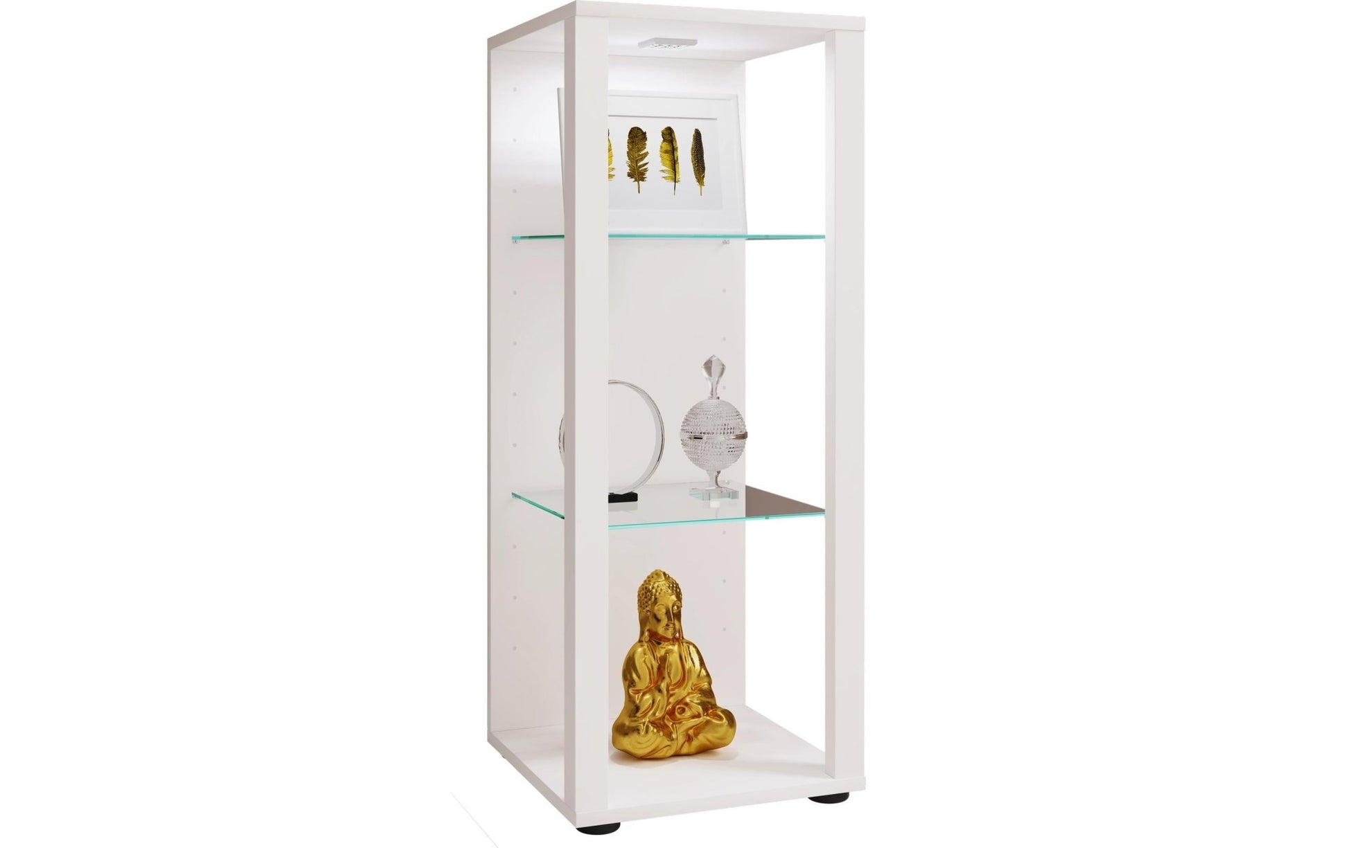 Vitrine Glasol M 35 x 90 cm, Weiss - MEGART