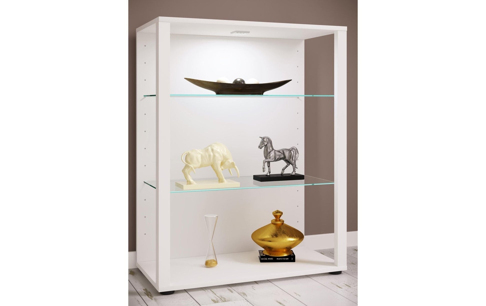 Vitrine Glasol L 70 x 90 cm, Weiss - MEGART