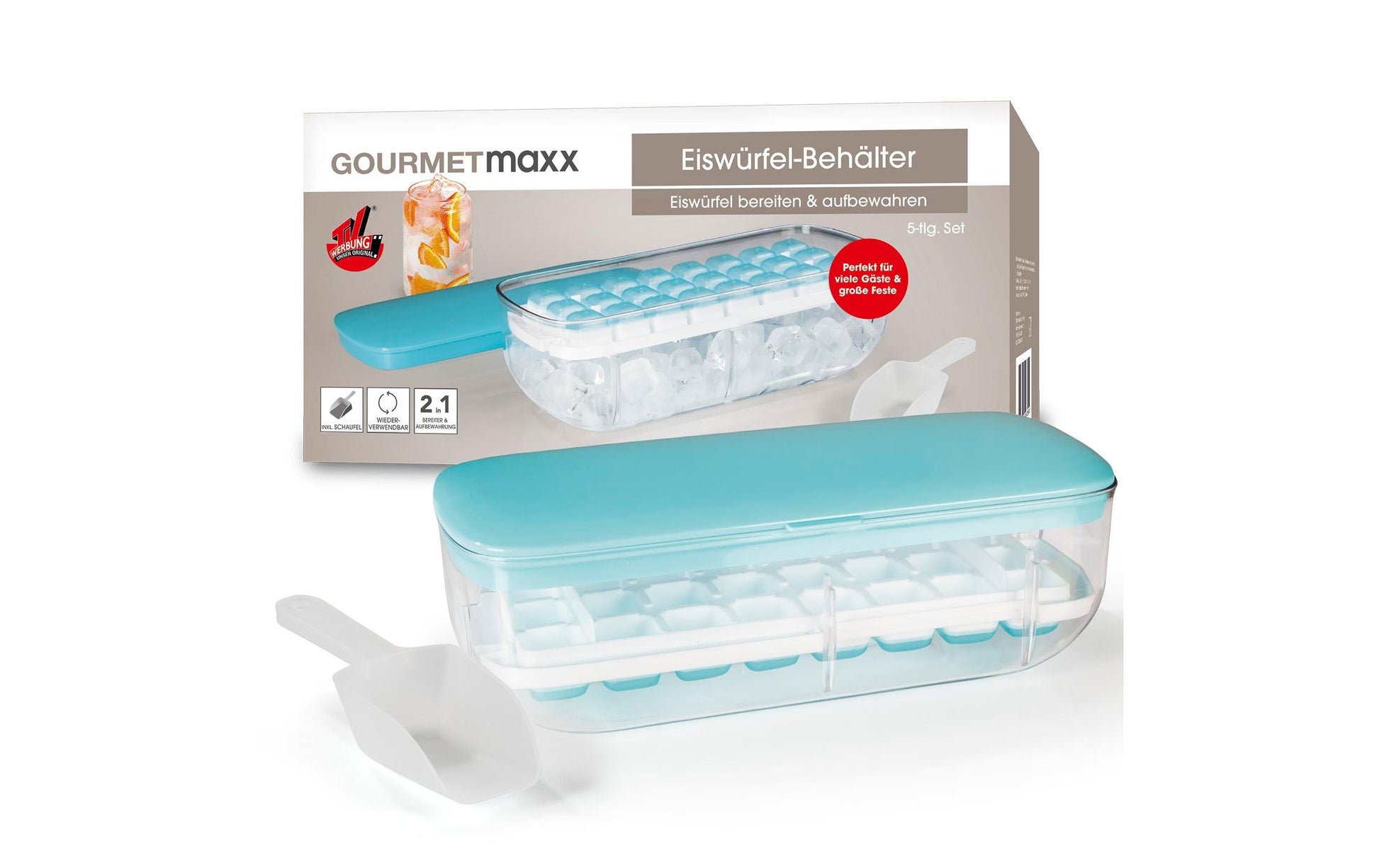 Eiswürfelbehälter Türkis - MEGART