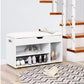 Sitzbank mit Polster 80 x 44 cm, Weiss - MEGART