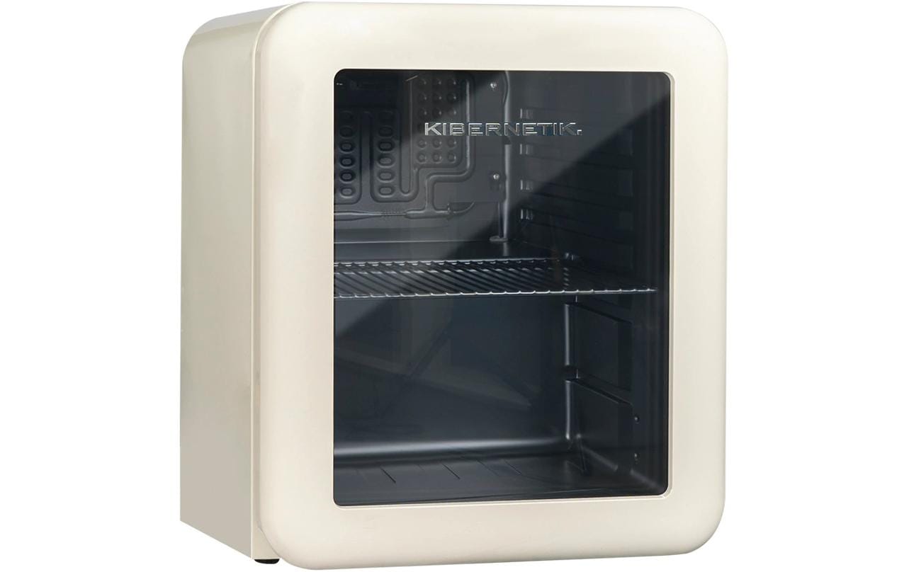 Gewerbekühlschrank RKS46 Retro Beige, Rechts, Wechselbar - MEGART