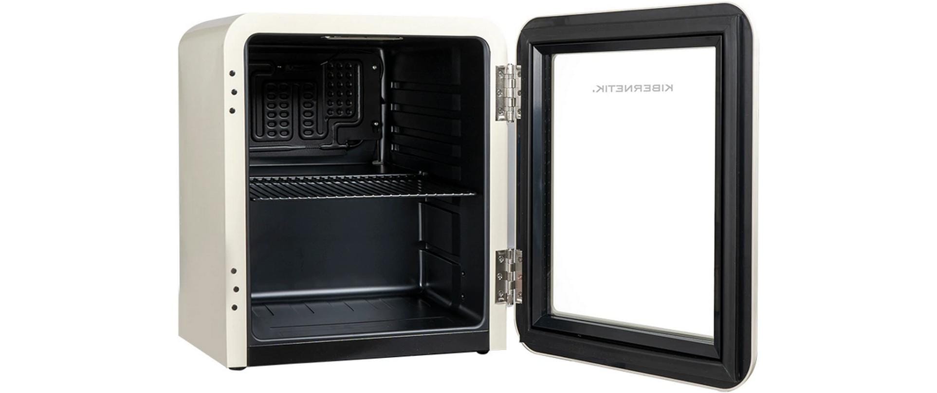 Gewerbekühlschrank RKS46 Retro Beige, Rechts, Wechselbar - MEGART